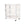 Homz Plastic 3 Clear Drawer Small Rolling Storage Container Tower, White Frame