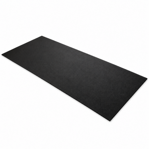 BalanceFrom High-Density Gym Equipment Mat, 1/4-Inch PVC Protective Floor Mat for Treadmills, Exercise Bikes, and Heavy Fitness Machines, 9' x 6'