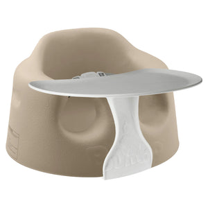 Bumbo Baby Infant Soft Foam Floor Seat with Eating and Play Top Tray Attachment