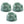 Bumbo Baby Soft Foam Wide Floor Seat with Adjustable Harness, 3 Pack, Hemlock