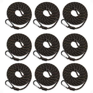 Muddy Safe-Line 30" Durable Nylon Outdoor Hunting & Tree Stand System, (9 Pack)