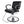 PureSana Chromium Kyler 360 Degree Professional All Purpose Salon Chair, Black