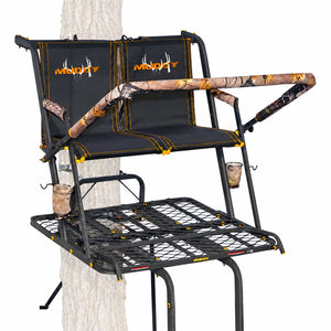 Muddy The Nexus XTL 20 Foot Hunting Ladderstand, 2 Person Climbing Tree Stand