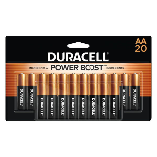 DURACELL Duralock AA 1.5 V Alkaline Batteries for Exclusive Power (2 x 20 Pack)