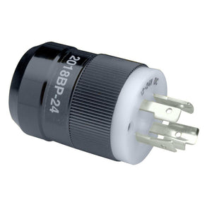 Marinco 2018BP-24 Trolling Motor Plug (Male) 12/24V - Black - TRAPSKI