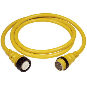 Marinco 50A 125V Shore Power Cable - 50' - Yellow - TRAPSKI
