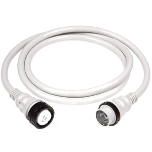 Marinco 50Amp 125/250V Shore Power Cable - 25' - White - TRAPSKI