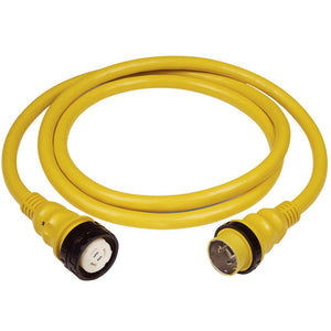 Marinco 50Amp 125/250V Shore Power Cable - 25' - Yellow - TRAPSKI