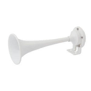 Marinco White Epoxy Coated Single Trumpet Mini Air Horn - TRAPSKI