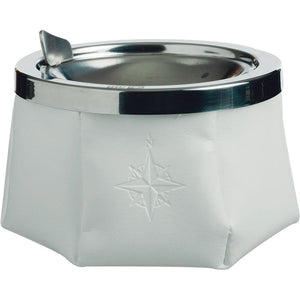 Marine Business Windproof Ashtray w/Lid - White - TRAPSKI