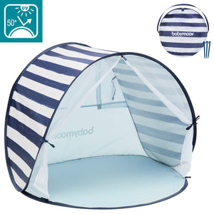 Babymoov Kid's UV Resistant Portable Pop Up Sun Shelter and Marine Play Tent - TRAPSKI