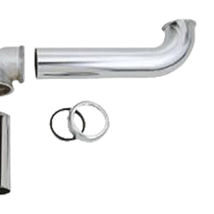 Master Plumber 2 Bowl Center Outlet Drain with Chrome Plated Brass for Sinks