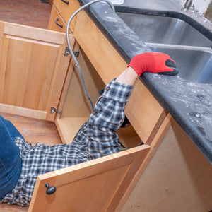 Master Plumber 2 Bowl Center Outlet Drain with Chrome Plated Brass for Sinks