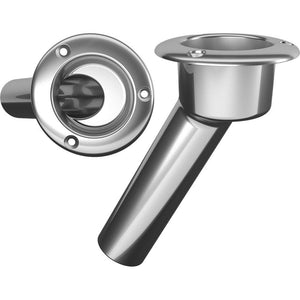 Mate Series Stainless Steel 30 Rod Cup Holder - Open - Round Top - TRAPSKI