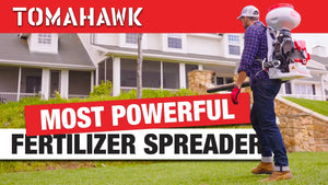 4 Gal Motorized Fertilizer Spreader Broadcast Lawn Seed Ice Melt Salt