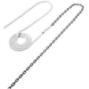 Maxwell Anchor Rode - 15-1/4" Chain to 150-1/2" Nylon Brait - TRAPSKI