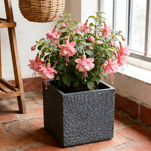 Large Outdoor Indoor Magnesium Oxide Planter Set of 4