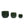 Dark Green Ceramic Planter Set with Drainage Hole – 3 Pieces