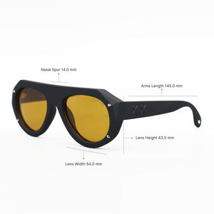 Vega Matte Black & Yellow