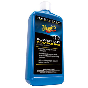Meguiar's #91 Marine/RV Pro Grade Power Cut Compound - 32oz - TRAPSKI