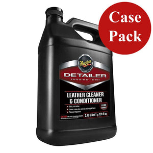 Meguiars Detailer Leather Cleaner Conditioner - 1-Gallon *Case of 4* - TRAPSKI