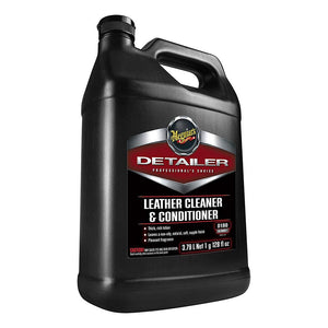 Meguiars Detailer Leather Cleaner Conditioner - 1-Gallon - TRAPSKI