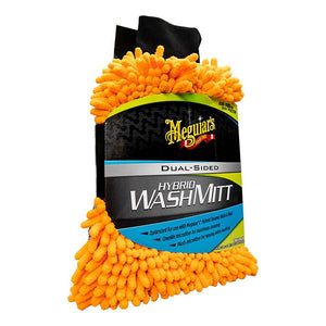 Meguiars Hybrid Wash Mitt - Extremely Plush Microfiber Wash Mitt f/Gently Waxing While Washing - TRAPSKI