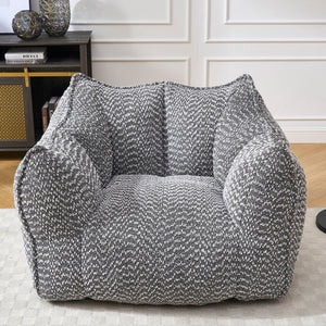 Chenille Arm Chair with Highly Resilient Foam - Multiple Colors