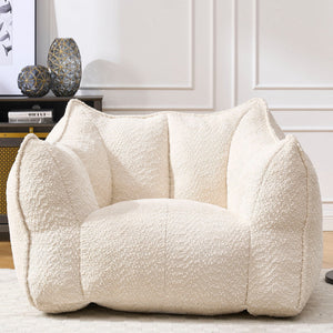 Chenille Arm Chair with Highly Resilient Foam - Multiple Colors
