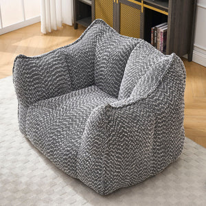 Chenille Arm Chair with Highly Resilient Foam - Multiple Colors