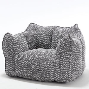 Chenille Arm Chair with Highly Resilient Foam - Multiple Colors