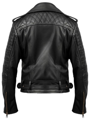 Men’s Black Biker Leather Jacket - Biker Jacket For Men