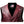 Men's Burgundy Leather Vest