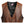 Men Classic Brown Leather Vest
