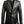 Men One Button Black Leather Blazer