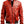Men's Red Leather Bomber Jacket
