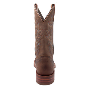 Men's 11" Western Square Toe Brown - 9828 - TRAPSKI