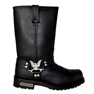 Men's 13" Side Zipper Boot Black - 1442Zipper - TRAPSKI