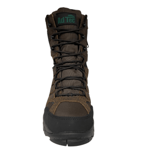 Men's 8" Waterproof Side Zipper Brown Hunting Boot - 1022 - TRAPSKI