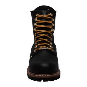 Men's 9" Waterproof Logger Black - 1439WP - TRAPSKI