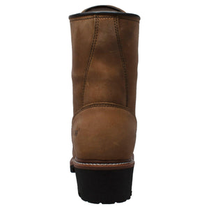 Men's 9" Waterproof Logger Brown - 1427WP - TRAPSKI