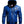 Men Stylish Blue Hooded Leather Jacket
