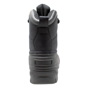 Mens Black Nylon Lace Up Winter Boots - 9882 - TRAPSKI