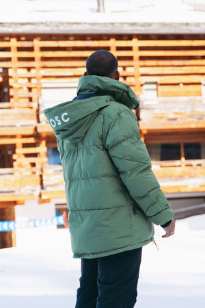 Men's Puffer Jacket Khaki - TRAPSKI