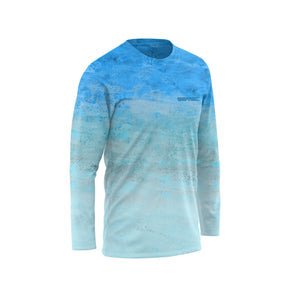 Blue Mahi Sport Tec Crew Long Sleeve – Men's