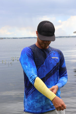 Blue Tang Sport Tec Crew Long Sleeve – Men's