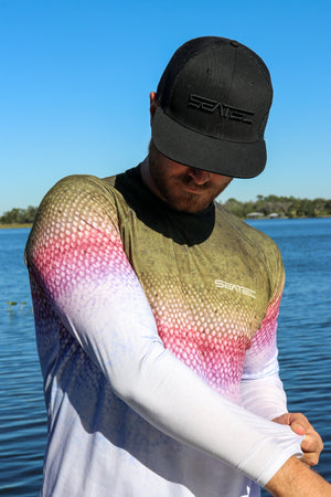 Rainbow Trout Sport Tec Crew Long Sleeve – Men's