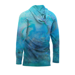 Blue Crab Sport Tec Hooded Long Sleeve – Men's