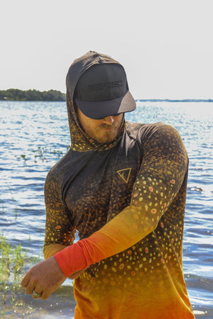 Brook Trout Sport Tec Hooded Long Sleeve – Men's