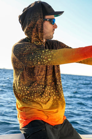 Brook Trout Sport Tec Hooded Long Sleeve – Men's